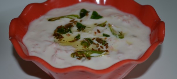 Carrot raita