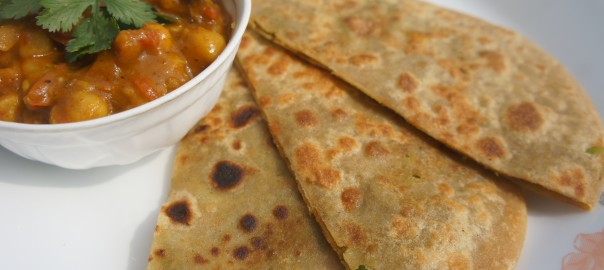 Green Peas Parantha