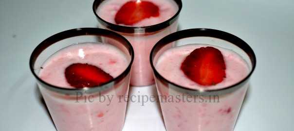 strawberry shrikhand