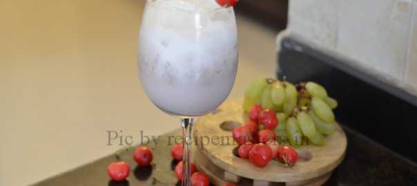 grapes cherry smoothie