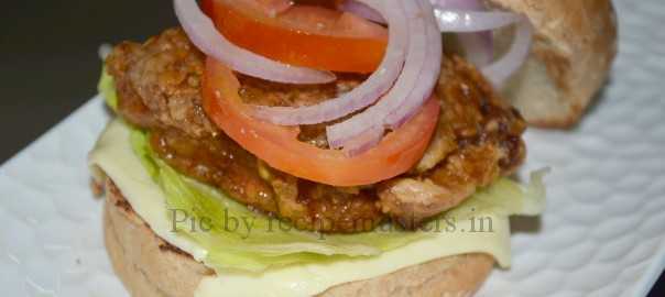 chicken zinger burger