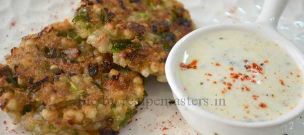 sabudana tikki